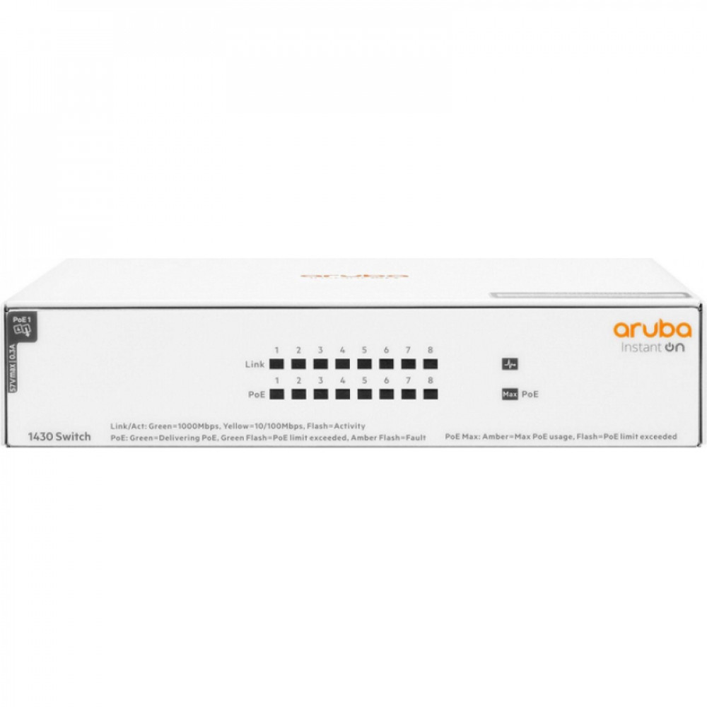 Коммутатор HPE Aruba Instant On 1430 8G Class4 PoE 64W