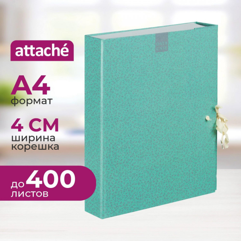 Папка архивная ламинированная Fleur 40мм на 2-х завязках