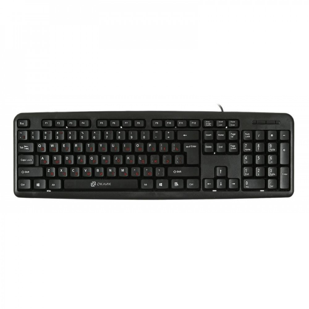 Клавиатура Oklick 90MV2 черный USB