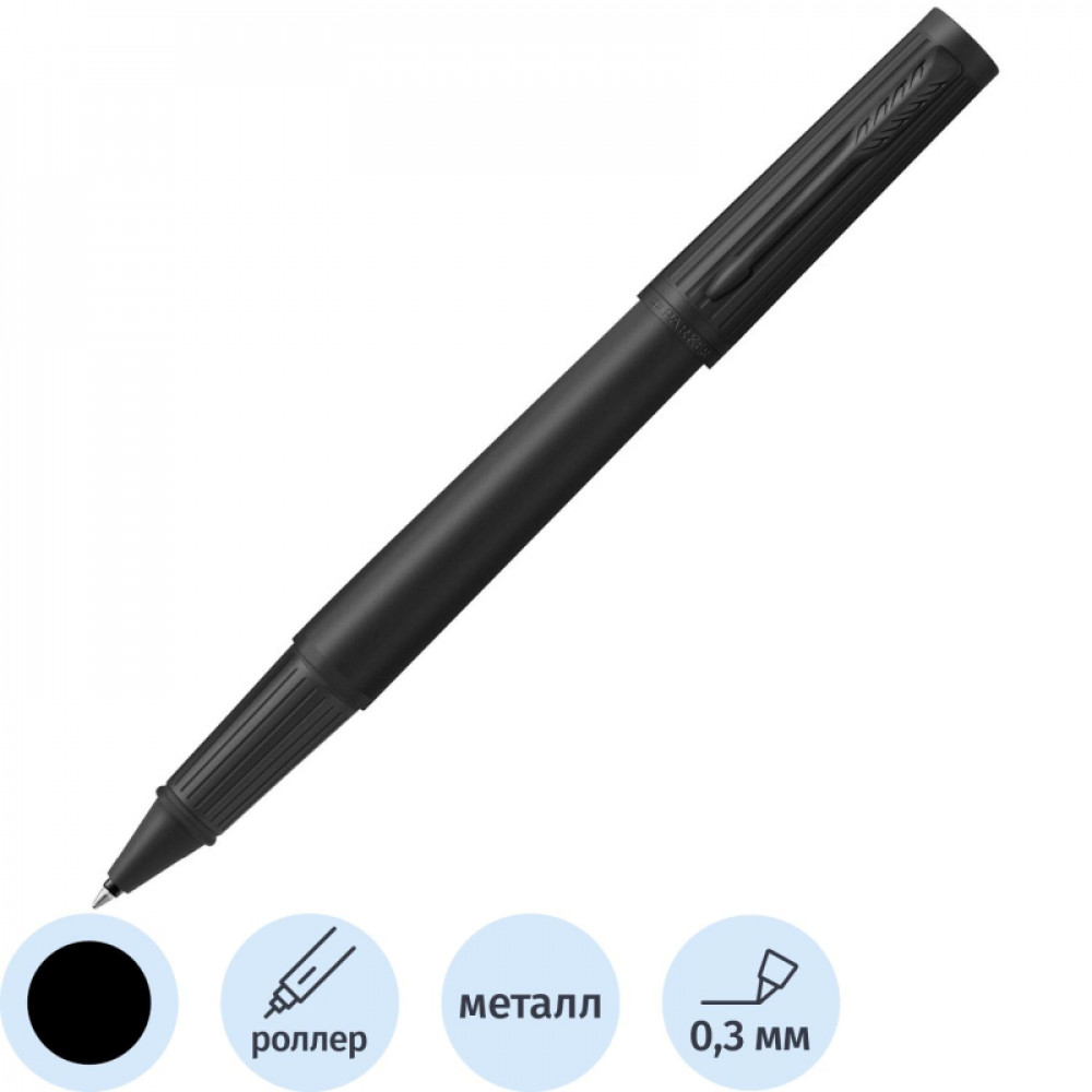Роллер Parker Ingenuity Black BT черн, 0,5мм, кор 2182015