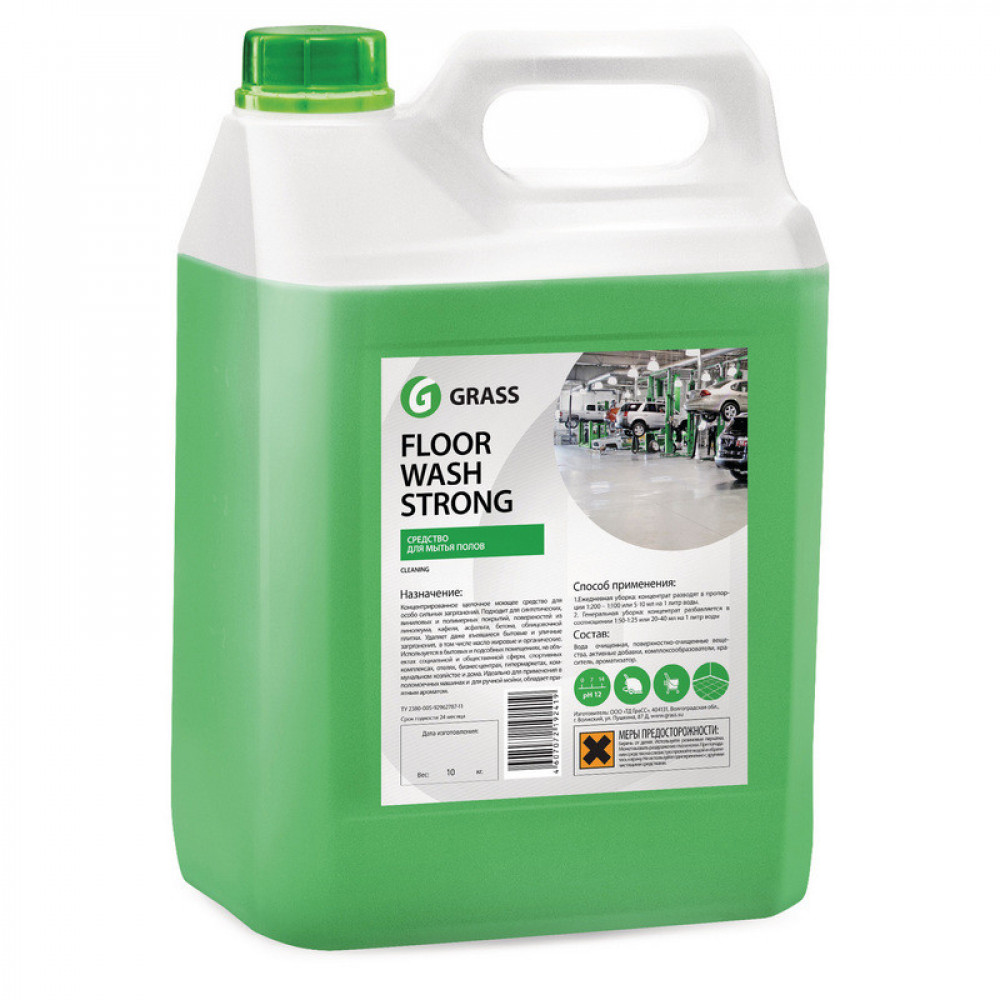 Профхим д/машин мойки щел от сильных загрязн Grass/Floor Wash Strong,5,6кг