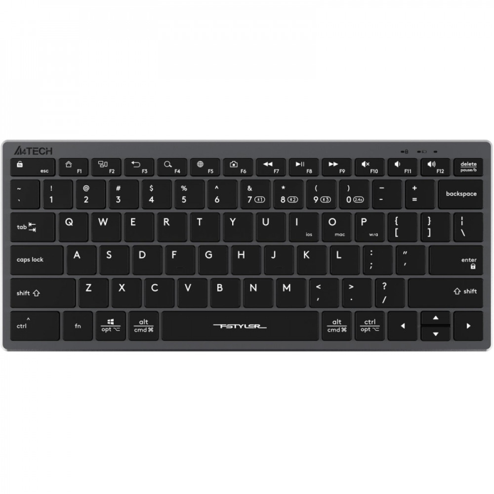 Клавиатура A4Tech Fstyler FBX51C серый USB/BT (FBX51C GREY)
