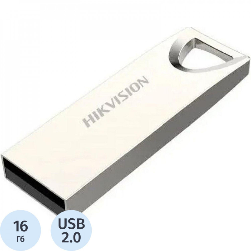 Флеш-память HIKVision M200 16Gb/USB 2.0/Аллюминий (HS-USB-M200/16G)
