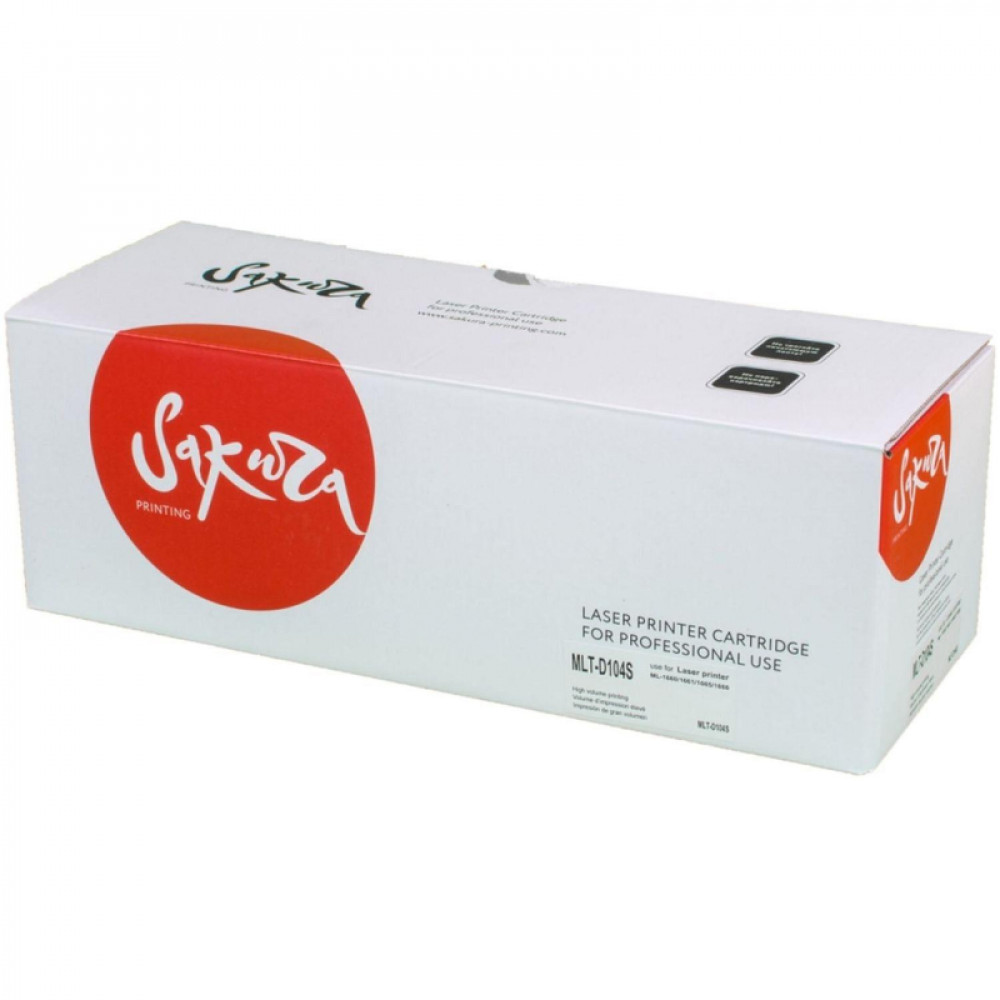 Картридж лазерный SAKURA MLT-D104S чер. для Samsung 1660/1665/1667