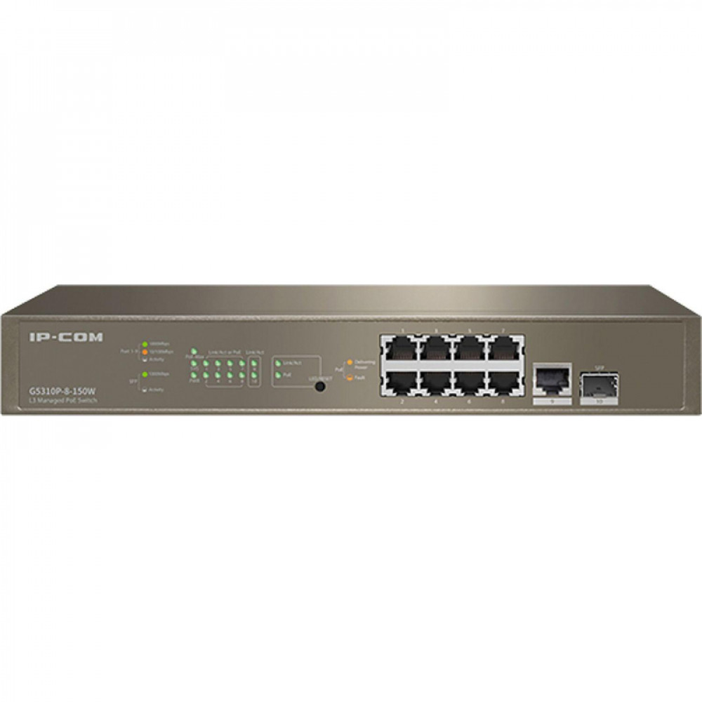 Коммутатор IP-COM G5310P-8-150W PoE (130W) SFPx1 L3