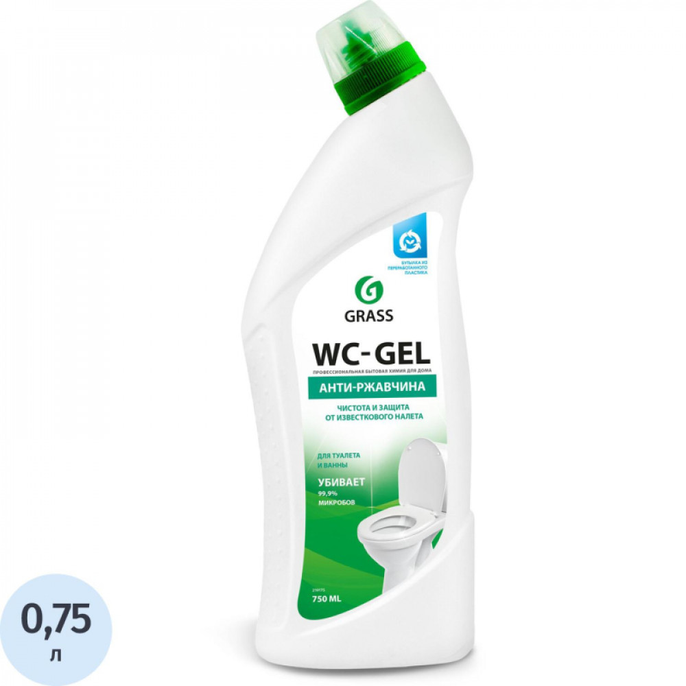 Средство для сантехники WC- GEL 750мл утенок кислотное