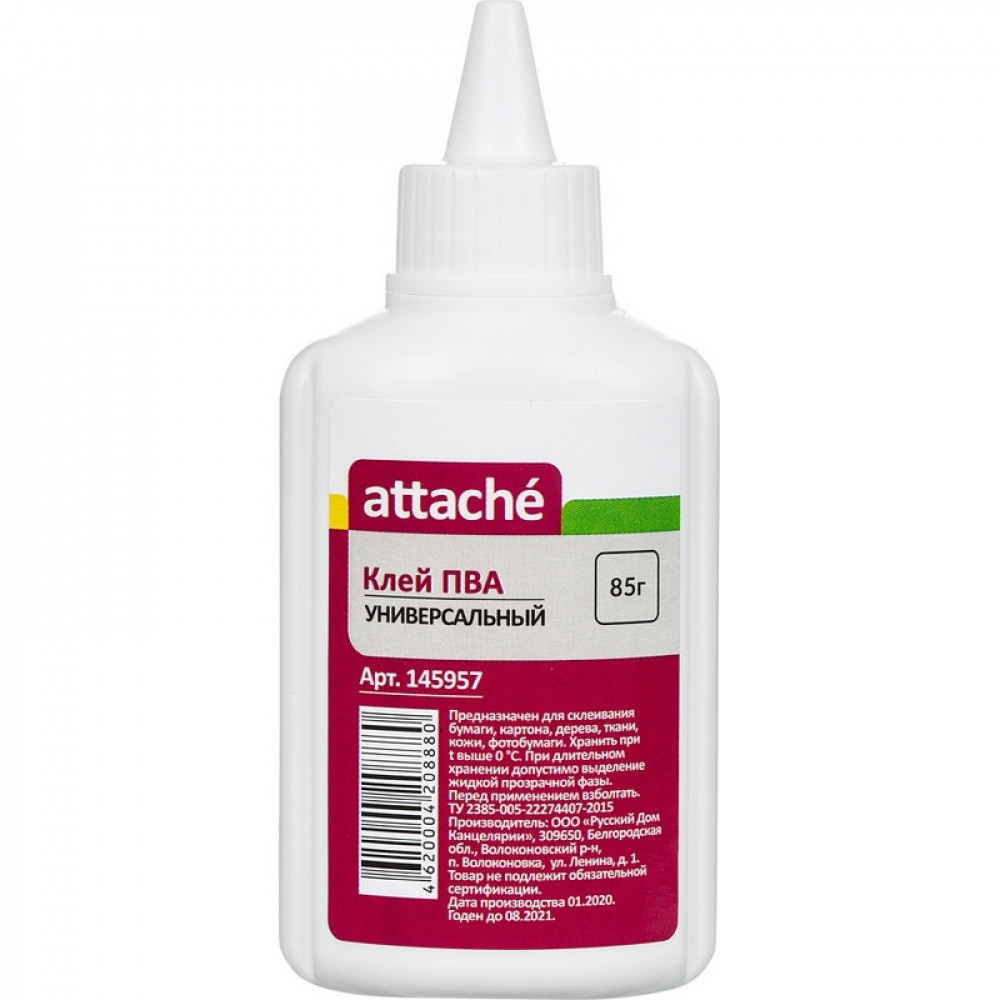 Клей ПВА 85г Attache