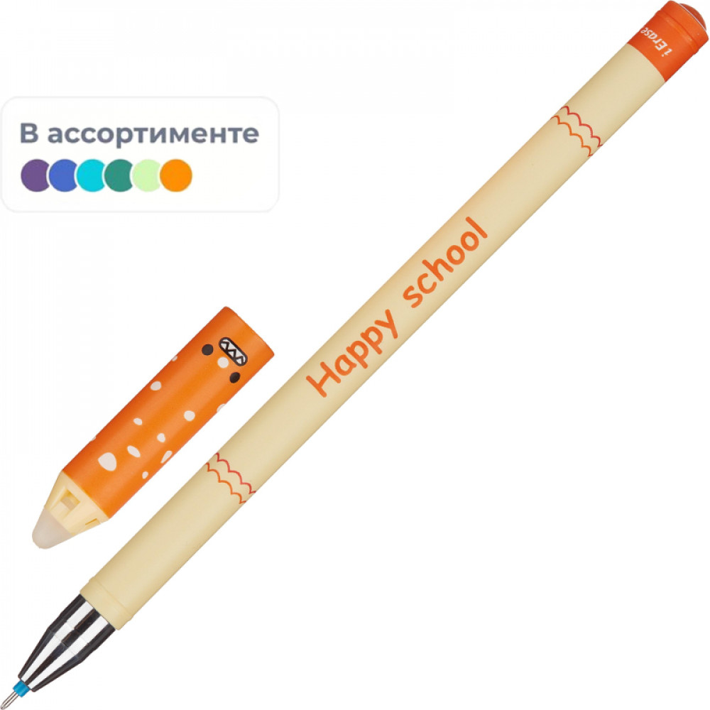 Ручка гелевая M&amp;amp;G со стир.черн., шарик 0,5мм, синяя, в асс AKPB1472D20597H