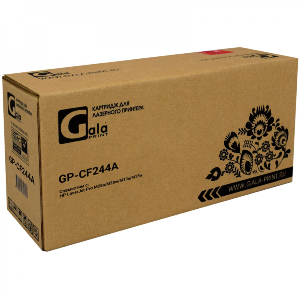 Картридж лазерный Galaprint 44A CF244A чер. пов.емк. для HP LJ Pro M15/M28