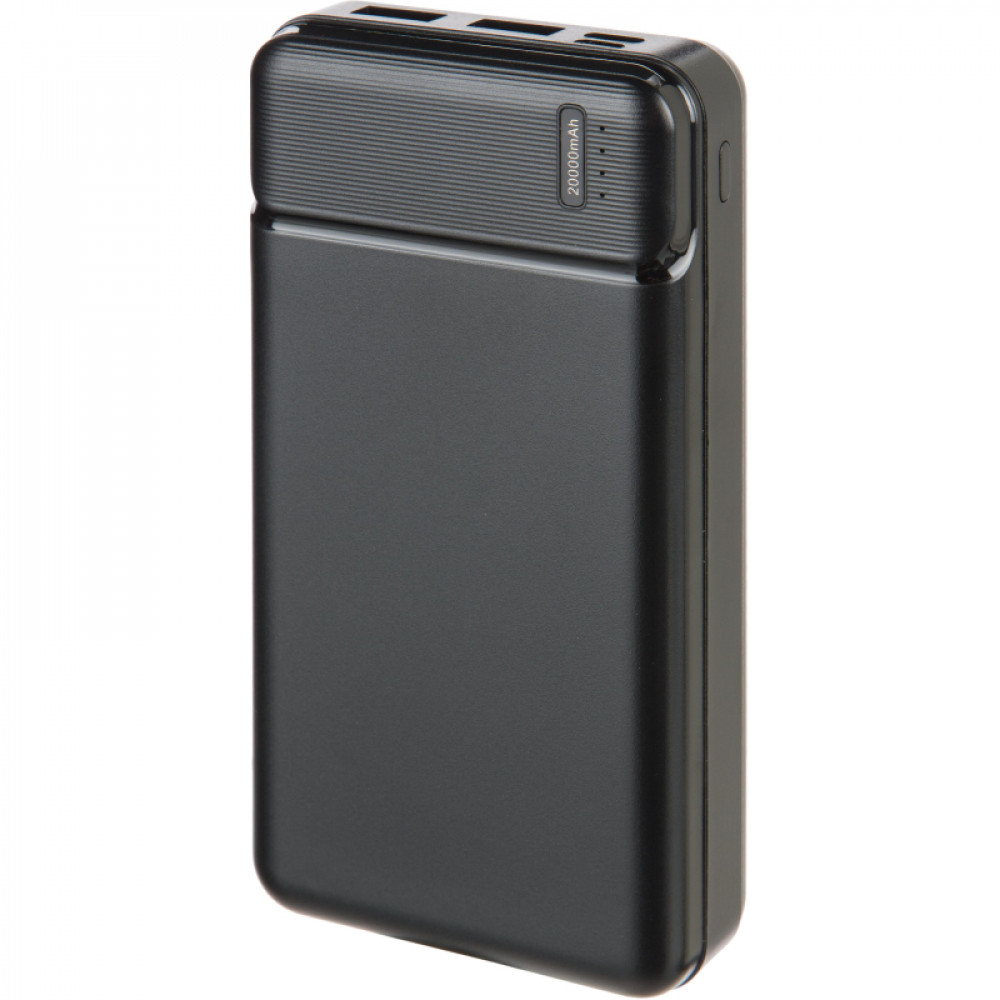 Внешний аккумулятор ProMega C-PBQ8, 20000mAh, 2.1A, Type-C/MicroUSB+к, чер
