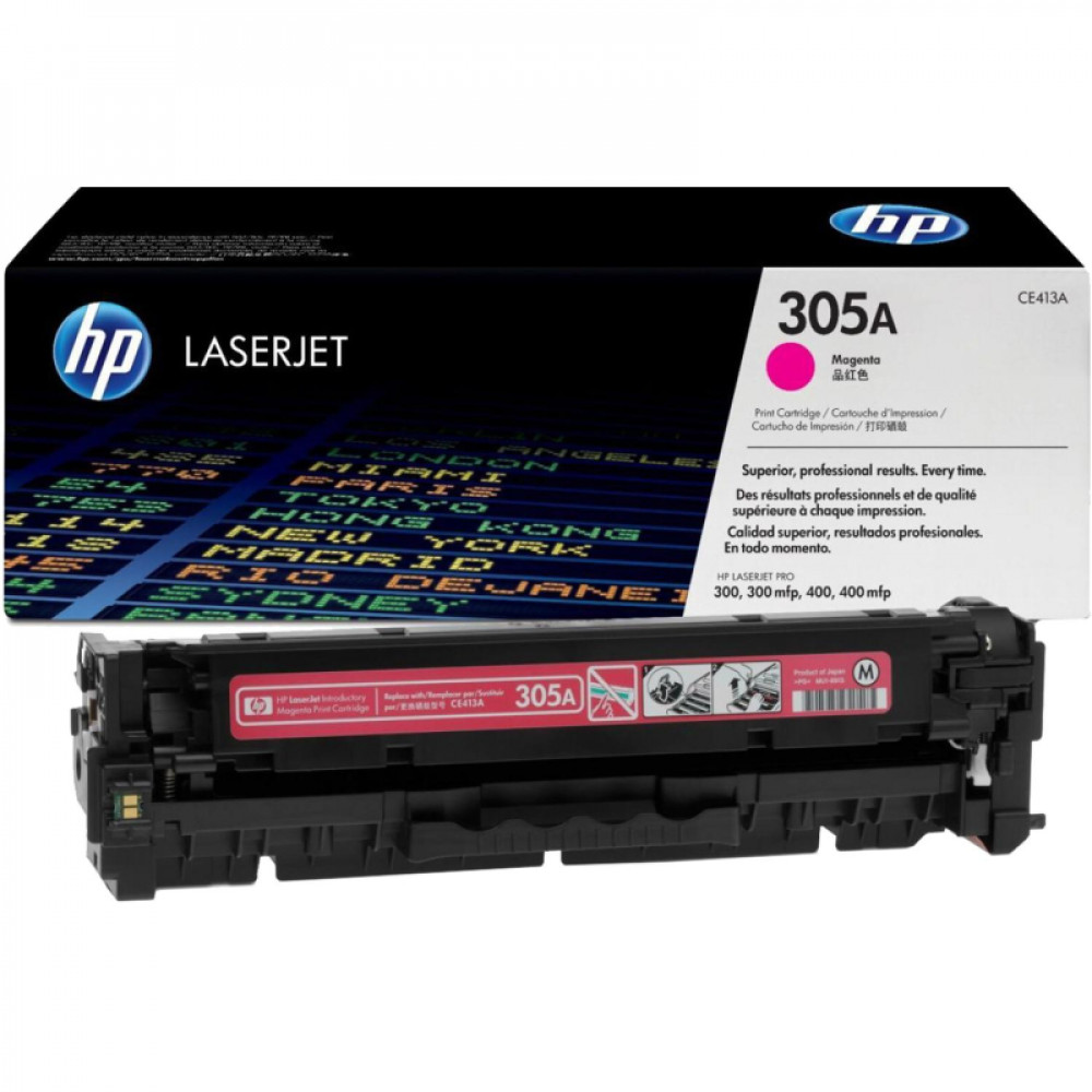 Картридж лазерный HP 305A CE413A пурп. для CLJ M351/M451/M375