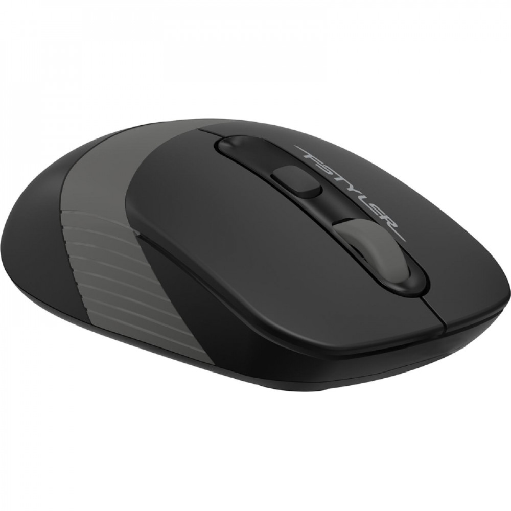 Мышь компьютерная A4Tech Fstyler(FG10S GREY)черн/сер/2000dpi/беспроводн/4кн