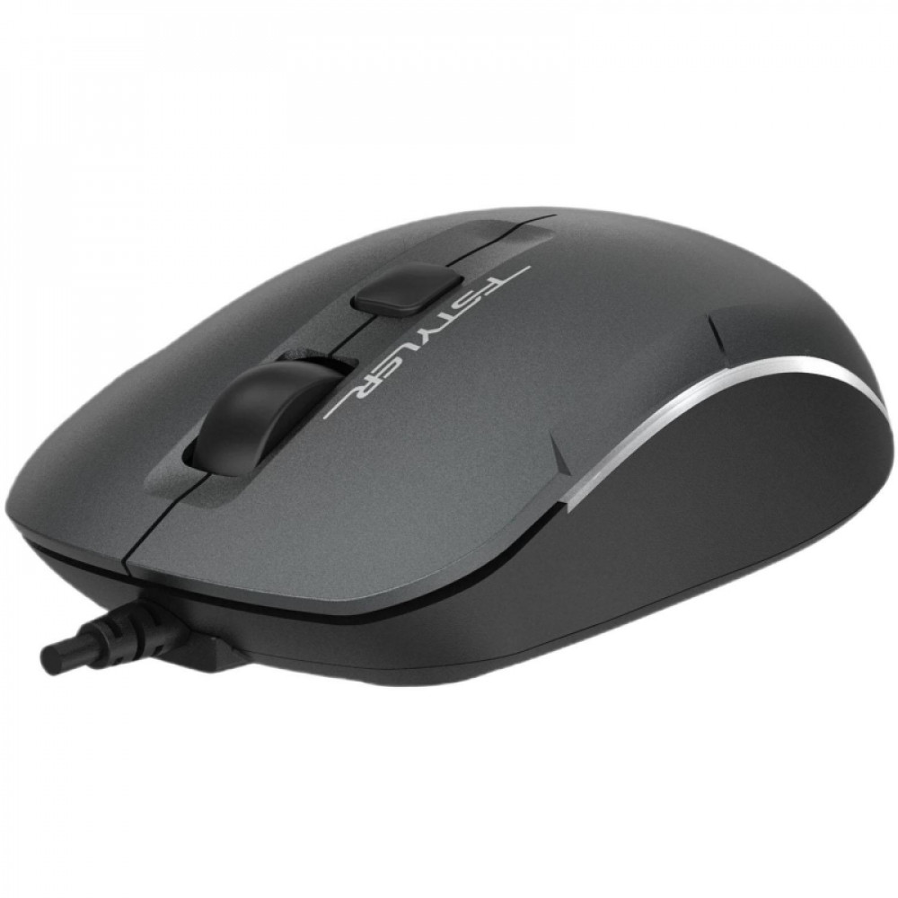 Мышь компьютерная A4Tech Fstyler FM26S серый/черный 800-1600dpi silent/4but