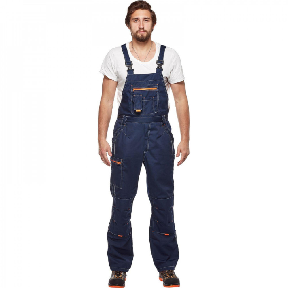 Полукомбинезон муж. л34-ПК т.син/вас (р.60-62) 170-176 (мод.ПОЛ208)