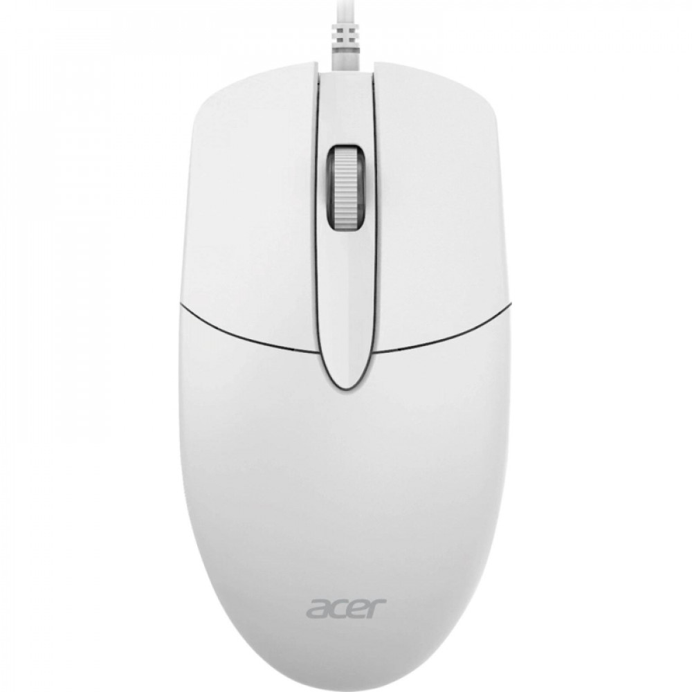 Мышь компьютерная Acer OMW300 оптическая/1200dpi/USB/белый