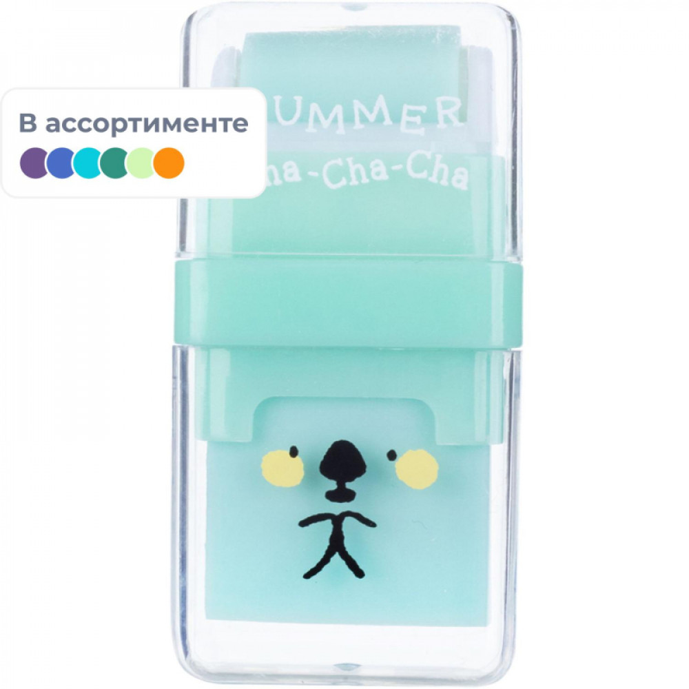 Ластик M&amp;amp;G Summer Cha Cha, с роллером, прямоуг., в ассортименте