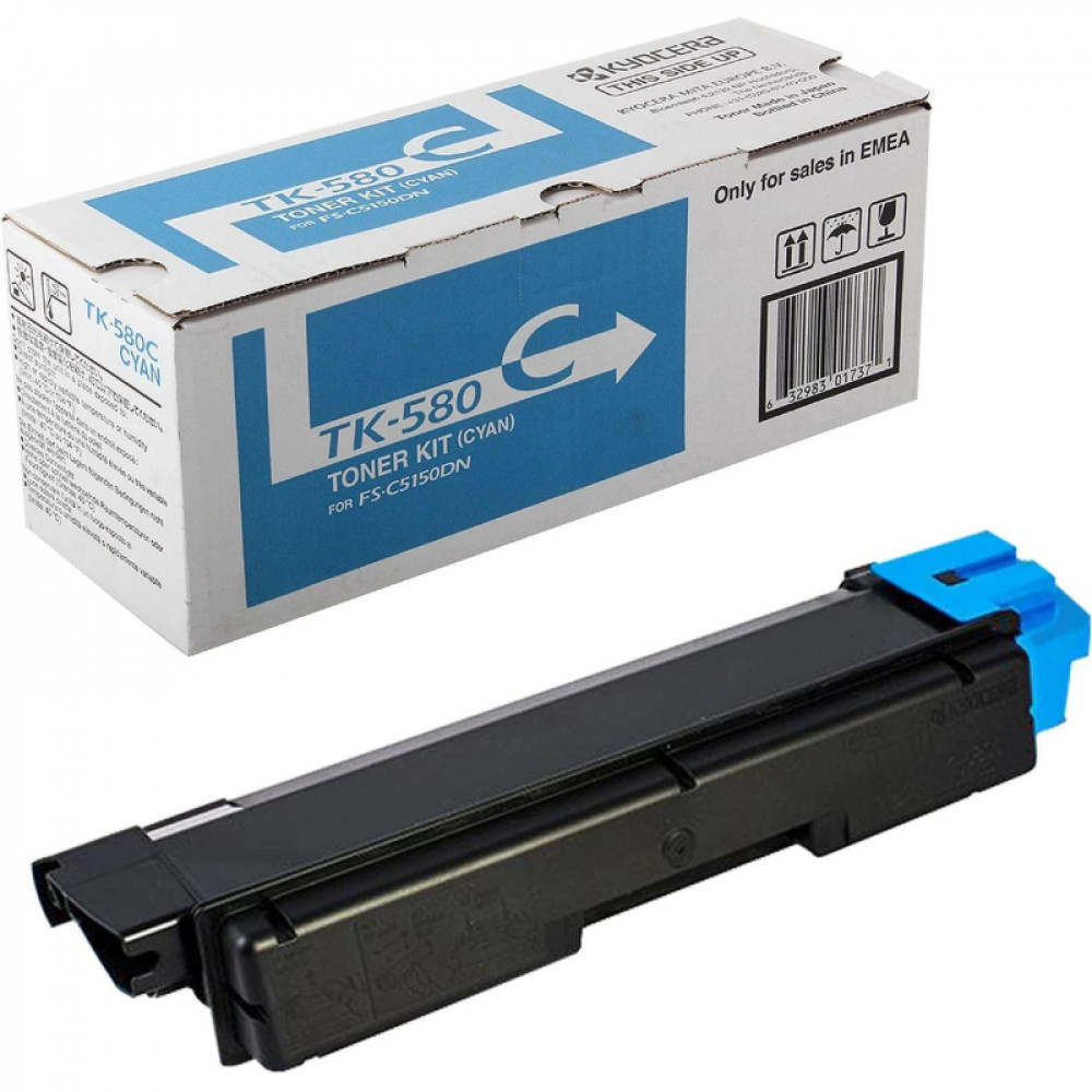 Картридж лазерный Kyocera TK-580C гол. для FS-C5150DN