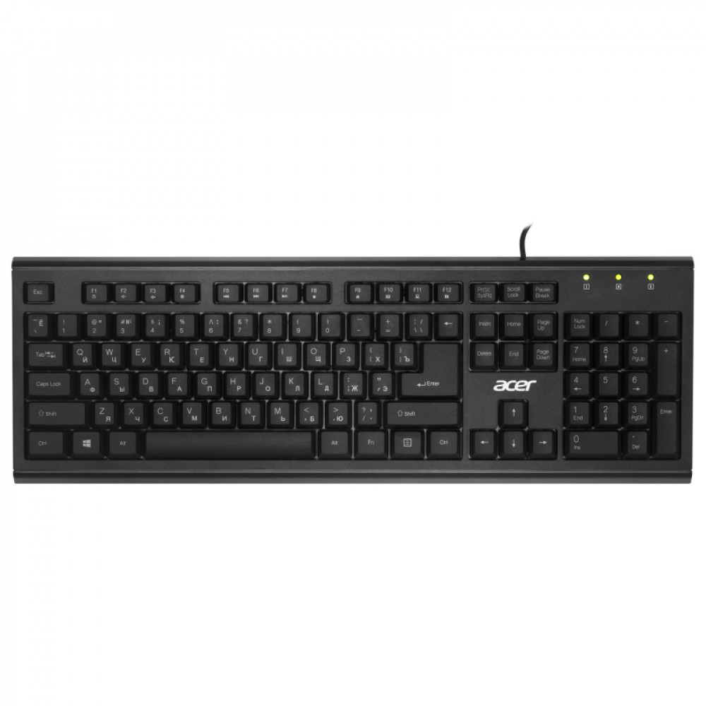 Клавиатура Acer OKW120 black USB(ZL.KBDEE.006)