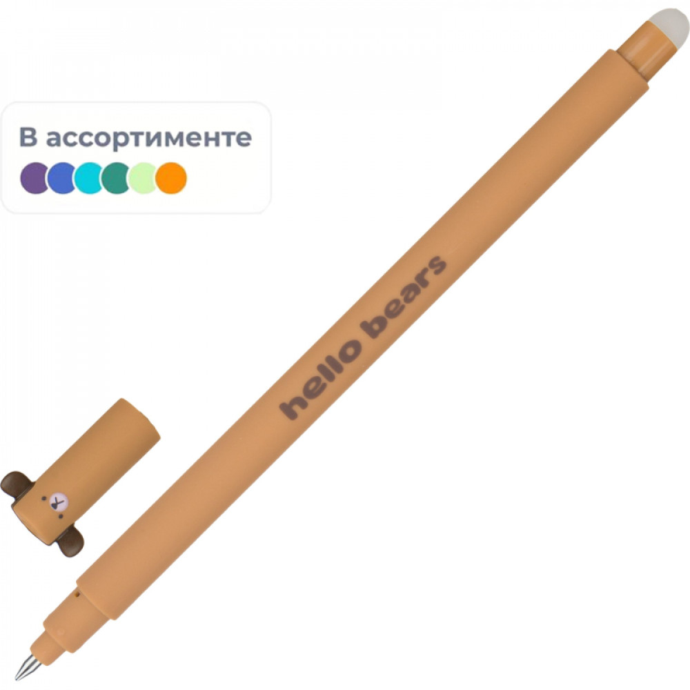 Ручка гелевая M&amp;amp;G со стир.черн., шарик 0,5 мм, синяя, в асс AKPB4472D20596C