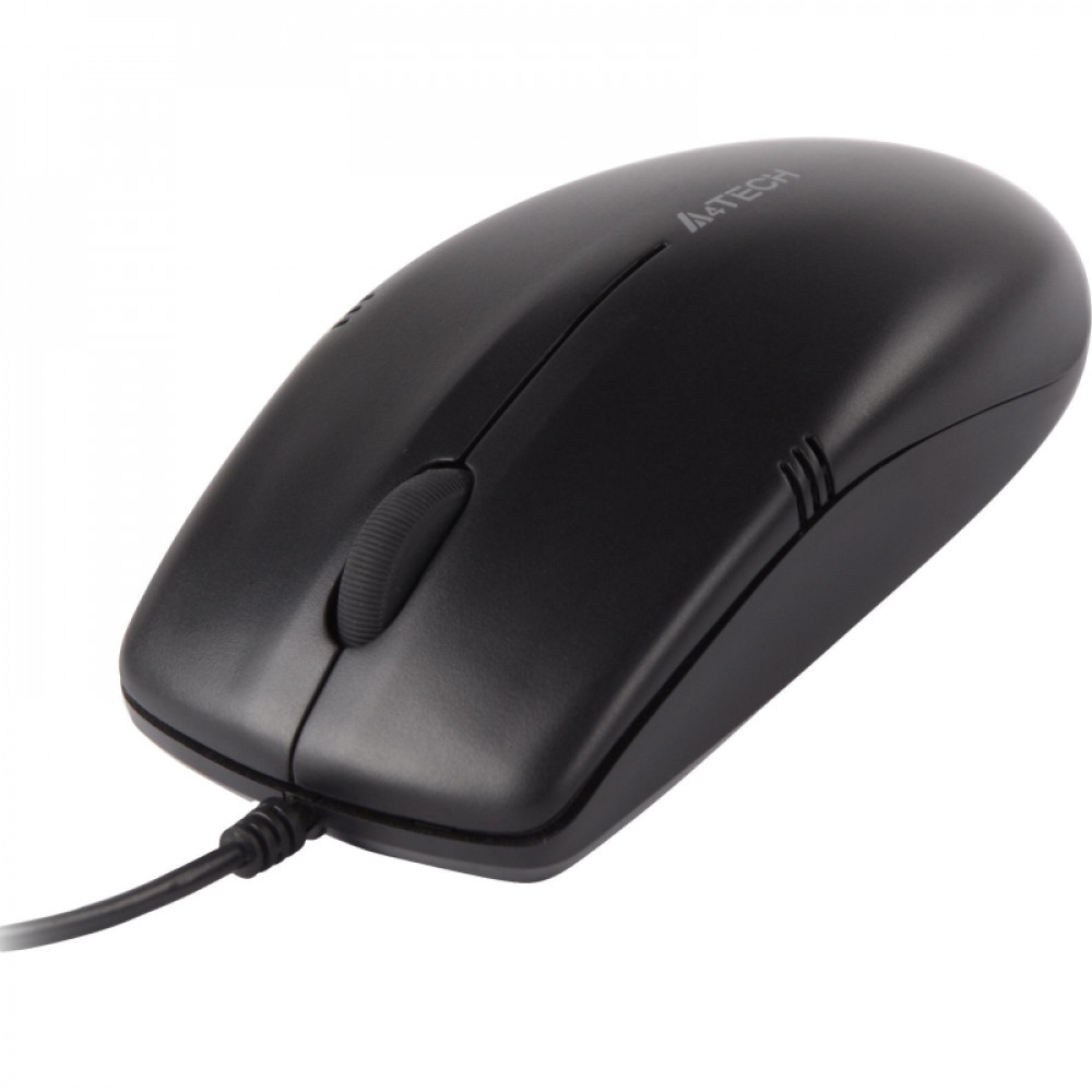 Мышь компьютерная A4Tech OP-530NUS черный (1200dpi) silent USB/3but