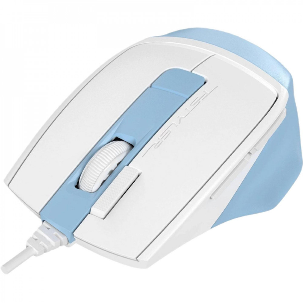 Мышь компьютерная A4Tech Fstyler FM45S Air голубой/бел 2400dpi silent/7but