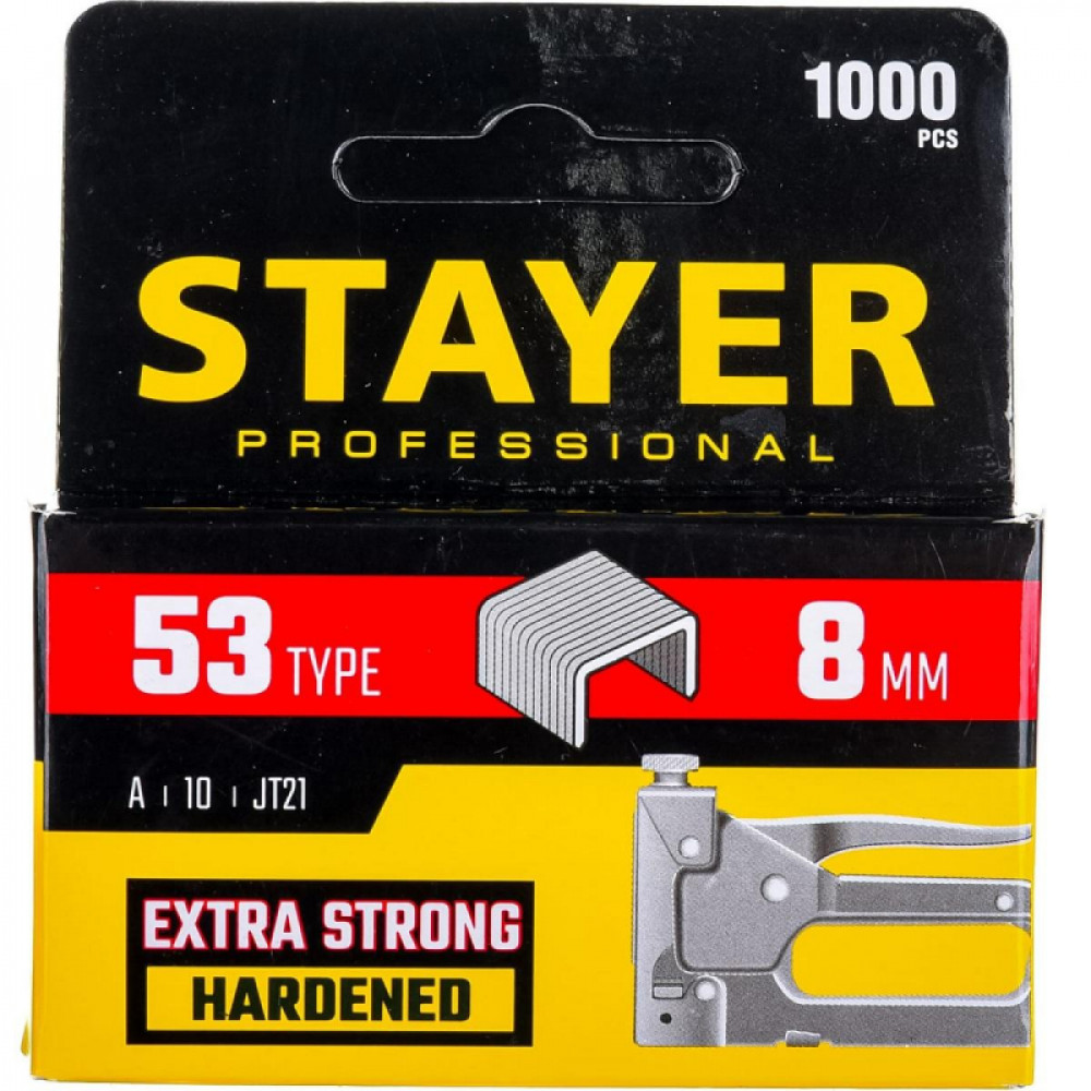Скобы для степлера 8 мм тип 53 1000 шт STAYER 3159-08_z02