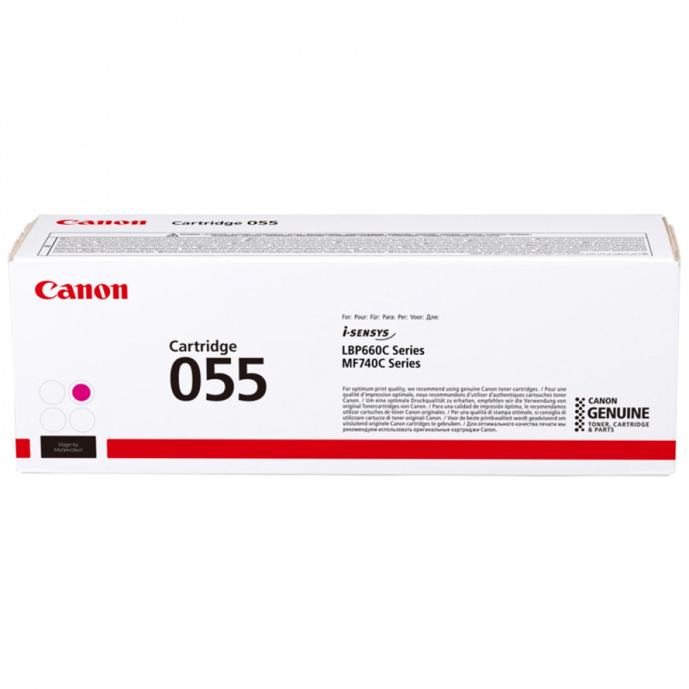 Картридж лазерный Canon 055 M 3014C002/003 пур. для MF746Cx/LBP664Cx