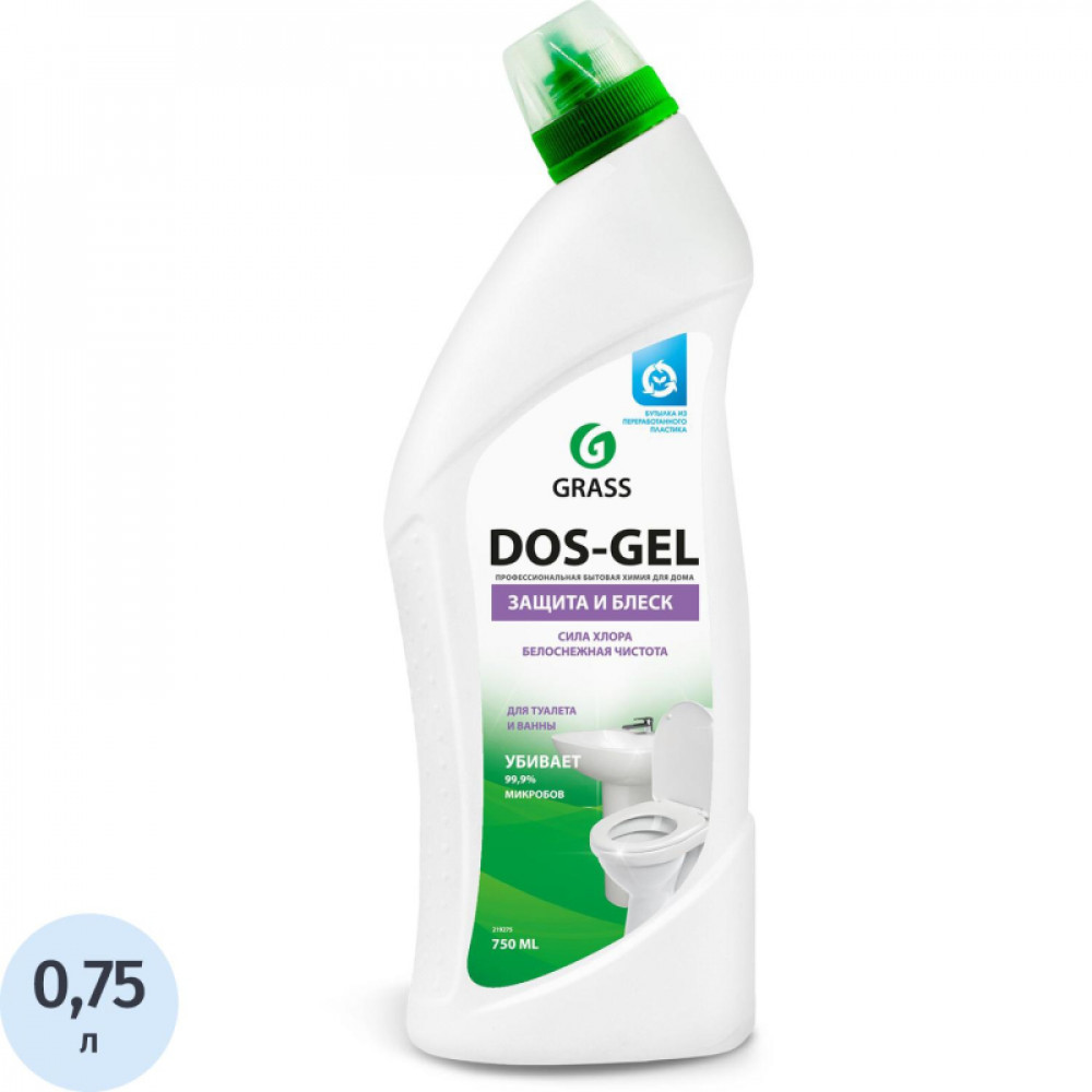 Средство для сантехники DOS GEL 750мл гель (дезинфекция, плесень, грибок)
