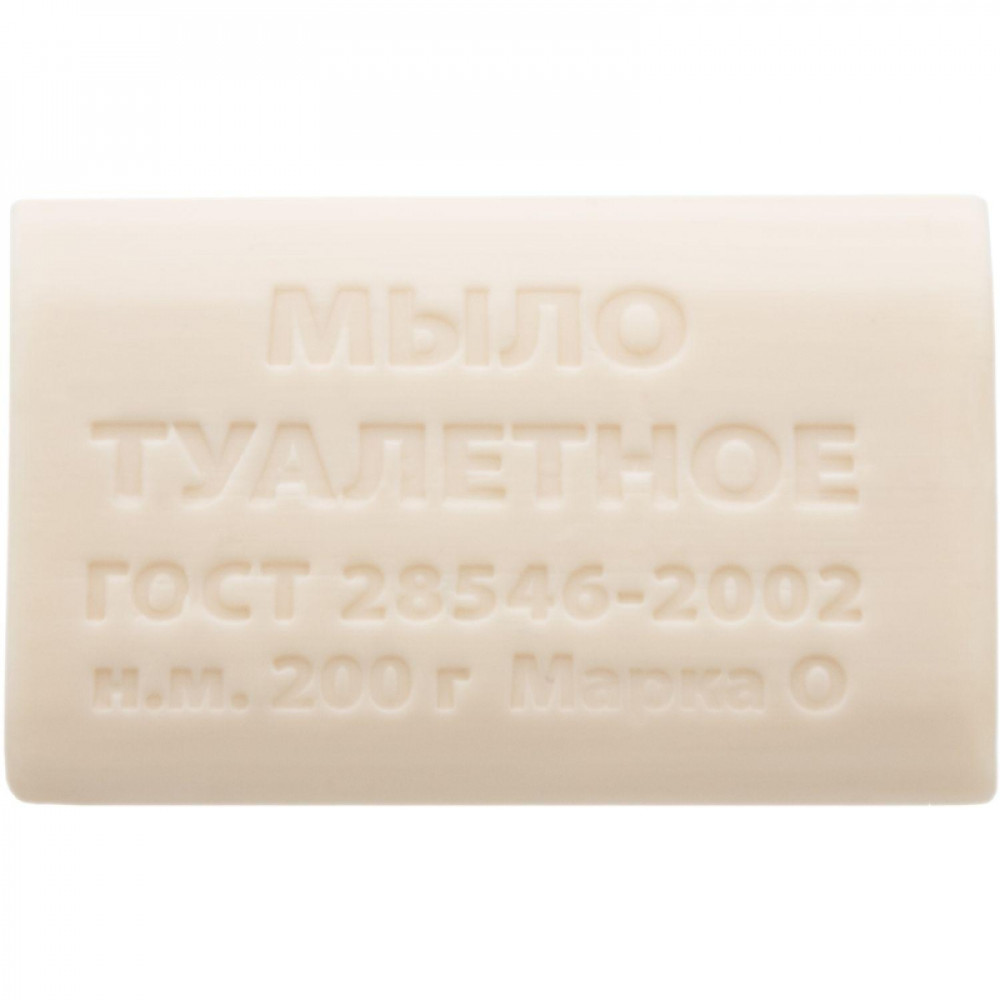 Мыло туалетное 200г без обертки КМЗ