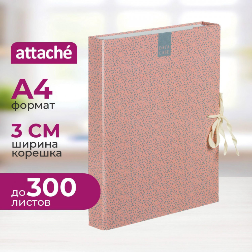 Папка архивная ламинированная Fleur 30мм на 2-х завязках