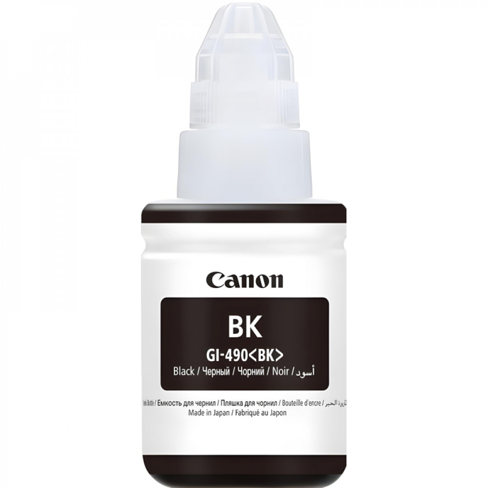 Чернила Canon GI-490BK (0663C001) чер. для G1400/2400/3400