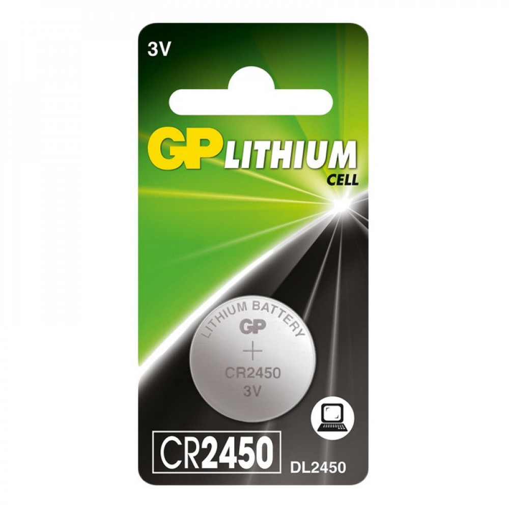 Батарейка GP Lithium CR2450 бл/1шт, CR2450-2C1