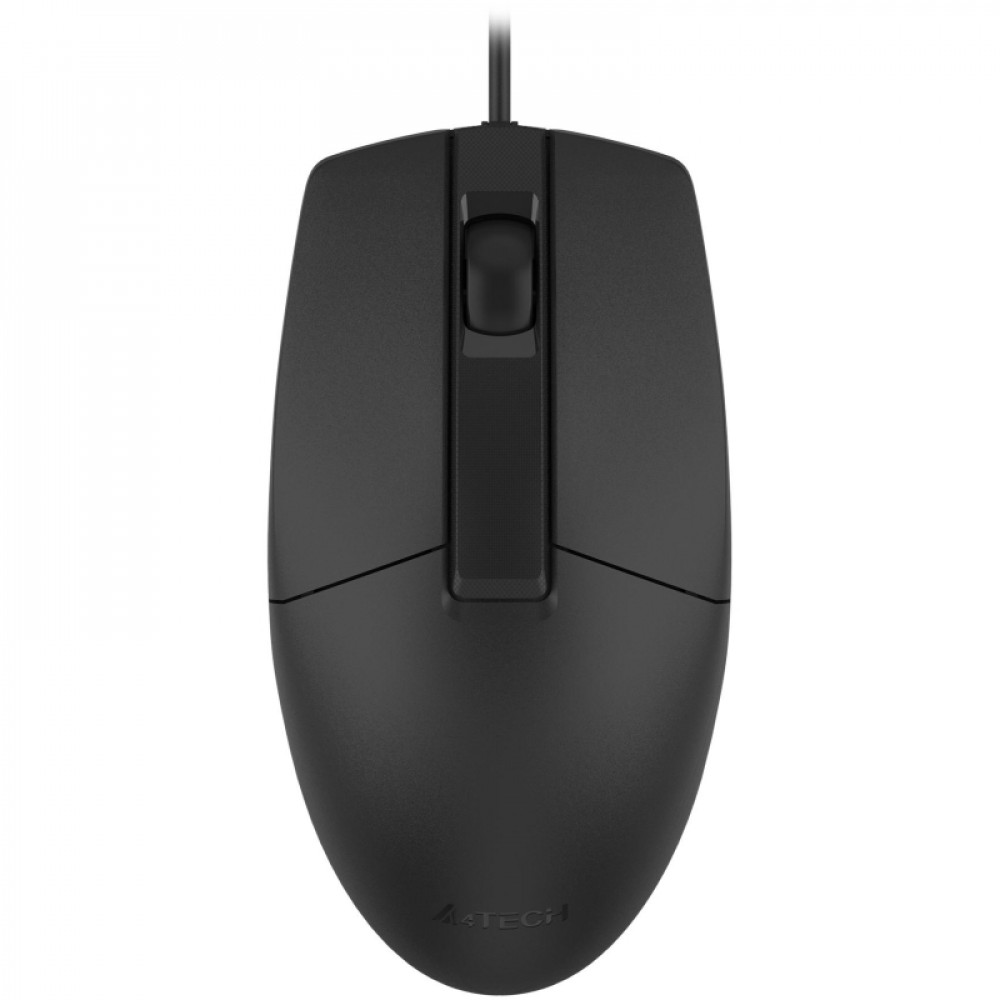 Мышь компьютерная A4Tech (OP-330S (BLACK)) оптическая (1200dpi/3but)