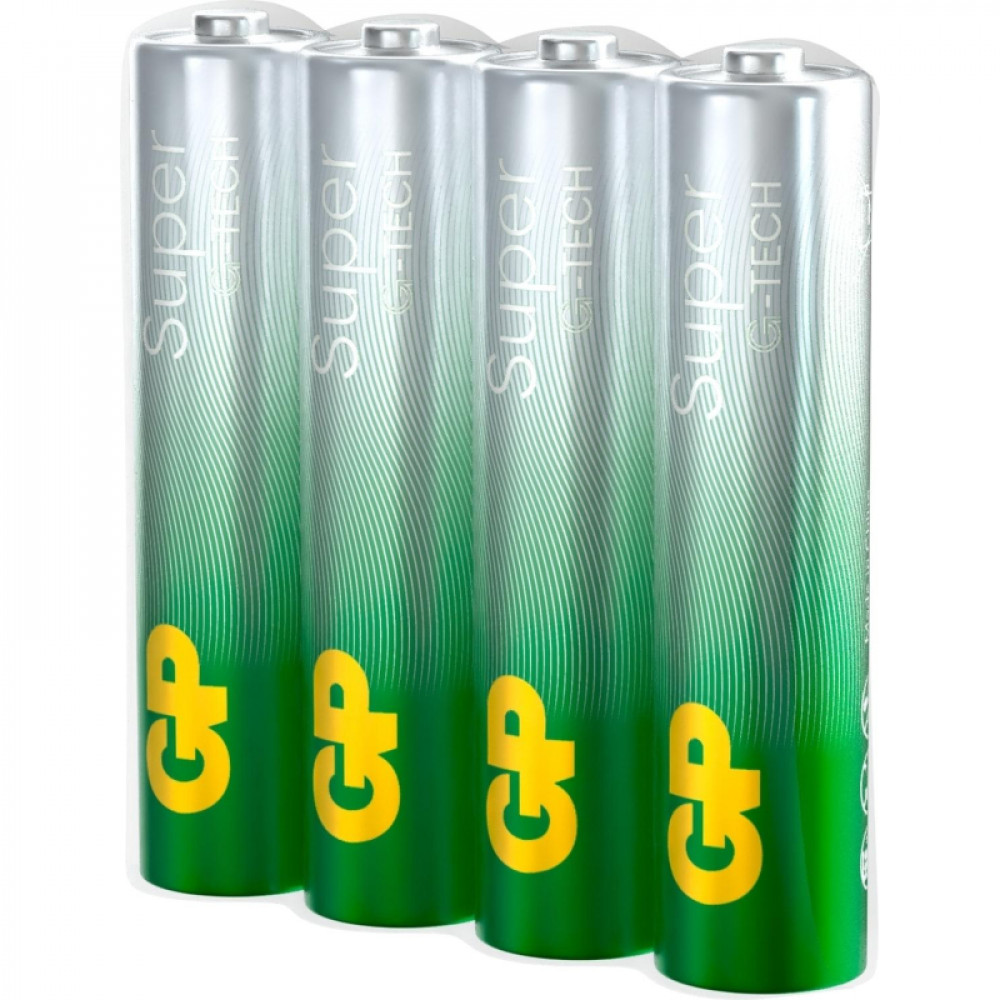 Батарейка GP Super эконом AA/LR6/15A 4шт/уп 15ARS-2SB4/GP24AA21RA-2CRS4