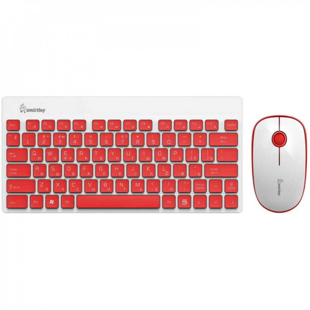 Набор клавиатура+мышь Smartbuy 220349AG красно-белый (SBC-220349AG-RW) /20