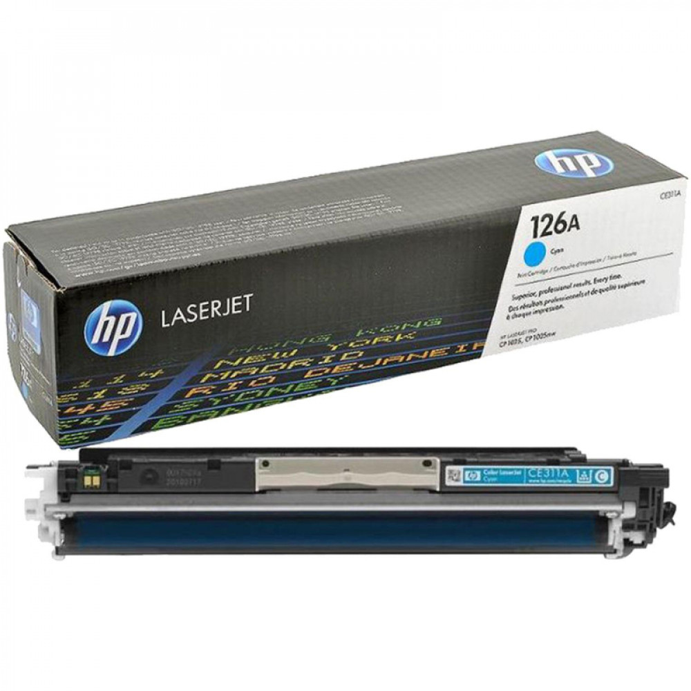Картридж лазерный HP 126A CE311A гол. для LJ CP1025
