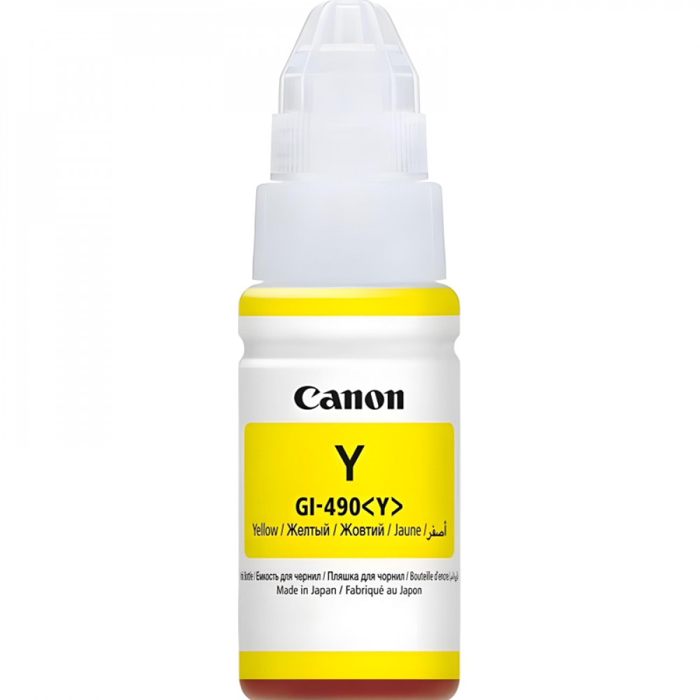 Чернила Canon GI-490Y (0666C001) жел. для G1400/2400/3400