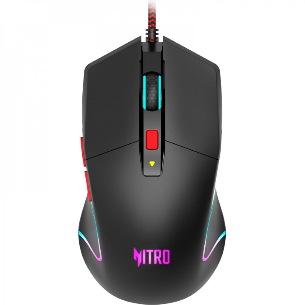 Мышь компьютерная Acer Nitro OMW301 черный оптическая 7200dpi/6but USB