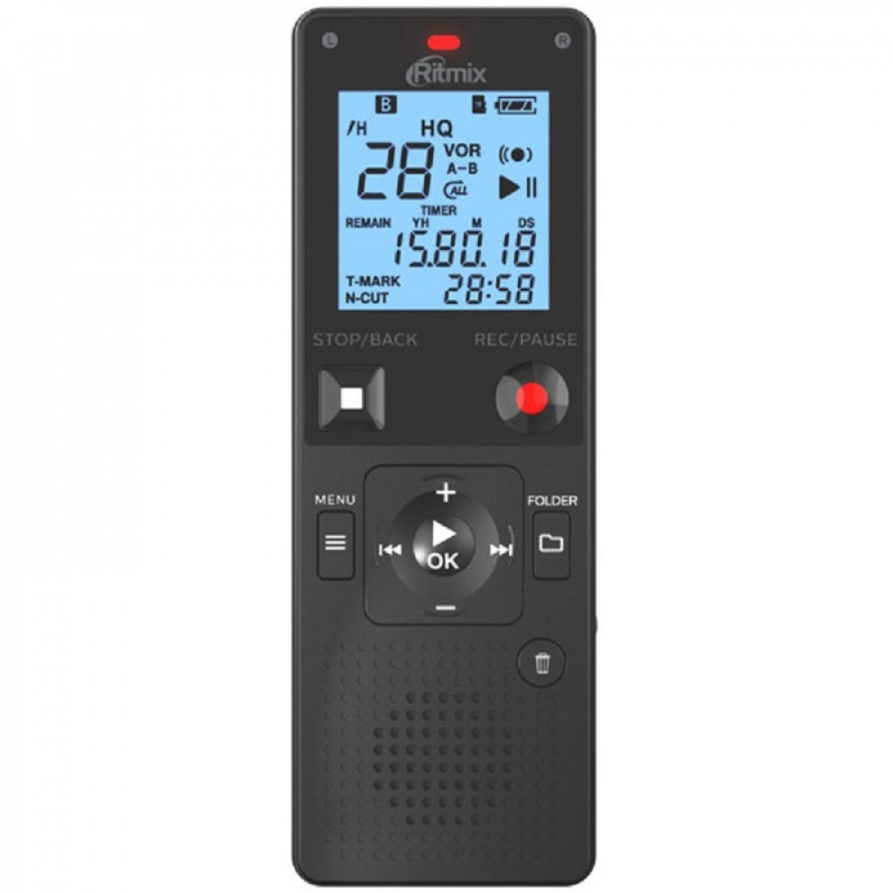 Диктофон цифровой Ritmix RR-820 16Gb Black