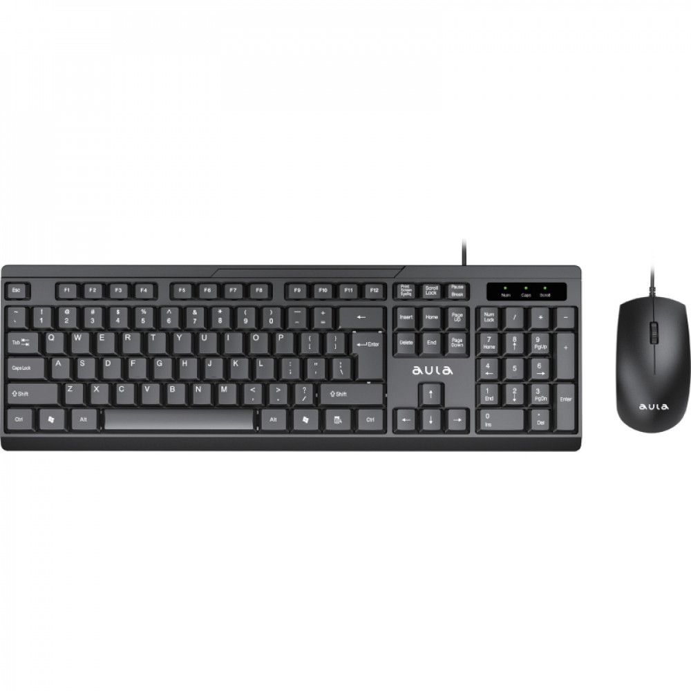 Набор клавиатура+Мышь компьютерная AULA AC101 (DPI1200) USB
