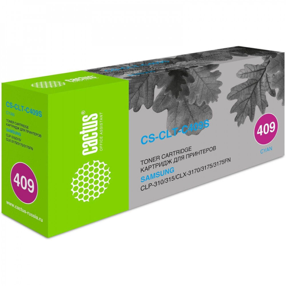 Картридж лазерный Cactus CLT-C409S гол. для Samsung CLP-310/315/CLX-3170