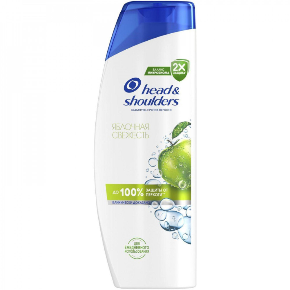 Шампунь HEAD &amp;amp; SHOULDERS против перхоти Яблочная свежесть 400мл