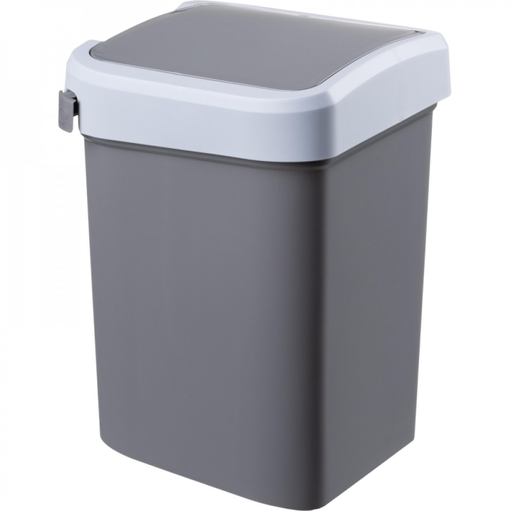 Контейнер  для мусора , 10 л SMART BIN , серый