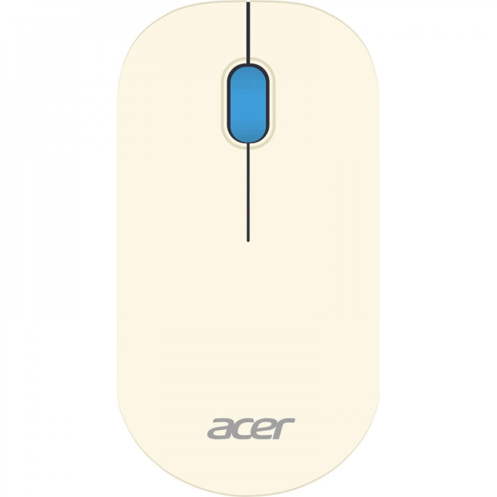 Мышь компьютерная ACER OMR205/1200dpi/беспроводная/USB/белый/голубой