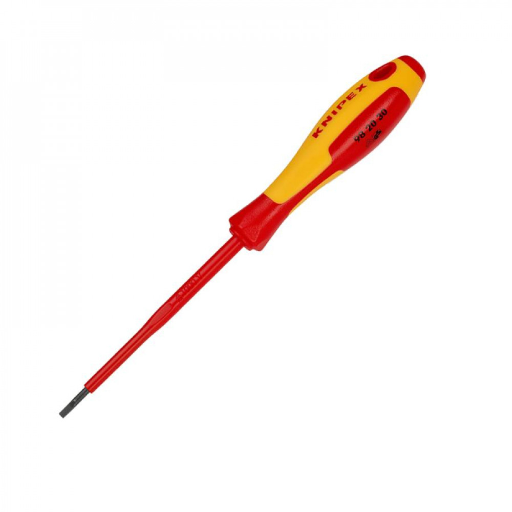 Отвертка диэлектрическая SL3.0x0.5 VDE KNIPEX KN-982030