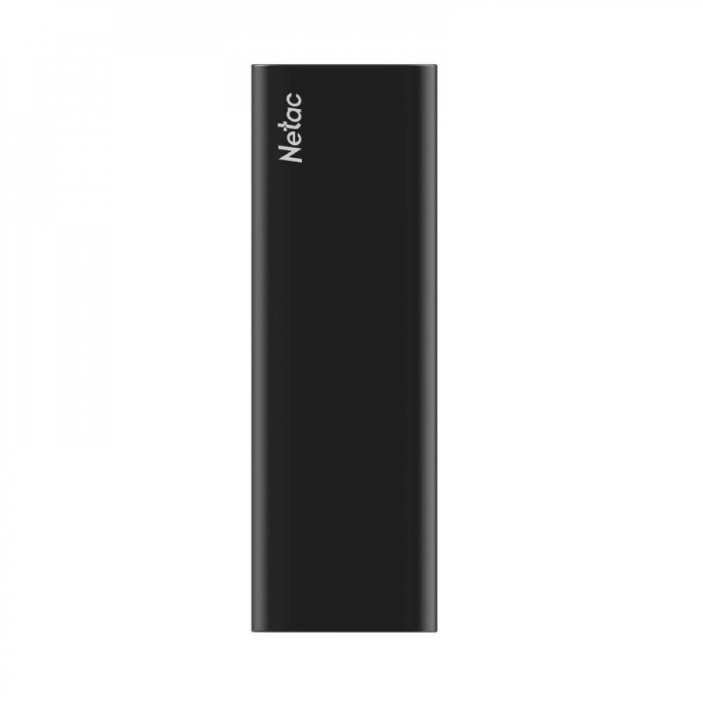 Портативный SSD Netac 128Gb/USB-C/EXT/Black (NT01ZSLIM-128G-32BK)