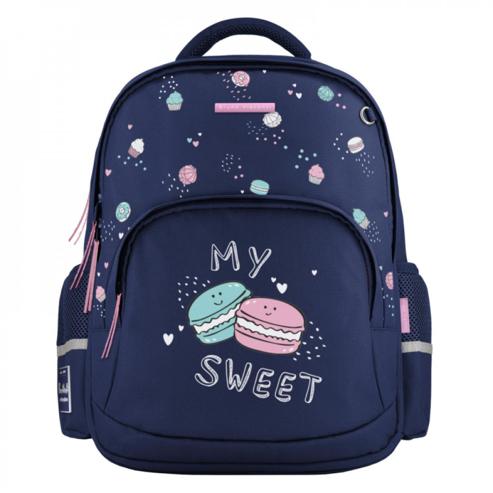 Рюкзак синий  с эргономичной спинкой my sweet, 12-002-211/02