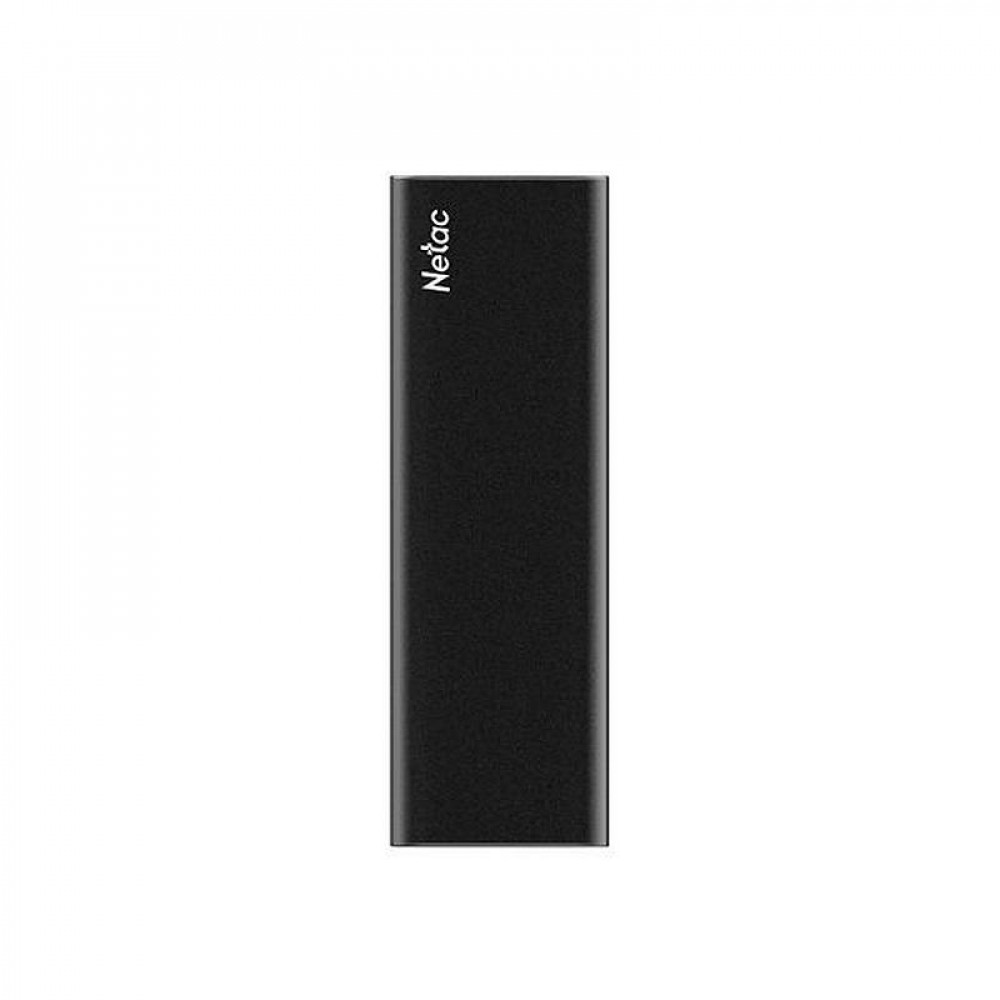 Портативный SSD Netac 250Gb/USB-C/EXT/Black (NT01ZSLIM-250G-32BK)