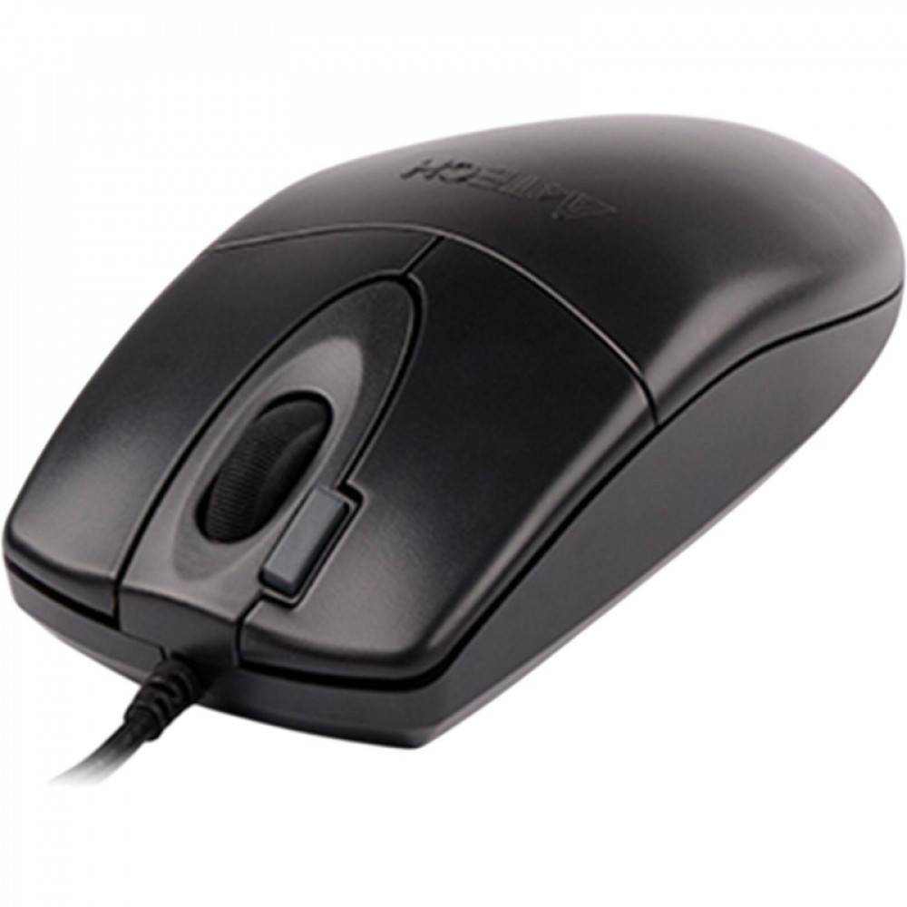 Мышь компьютерная A4Tech OP-620DS черный (1200dpi) silent USB (4but)